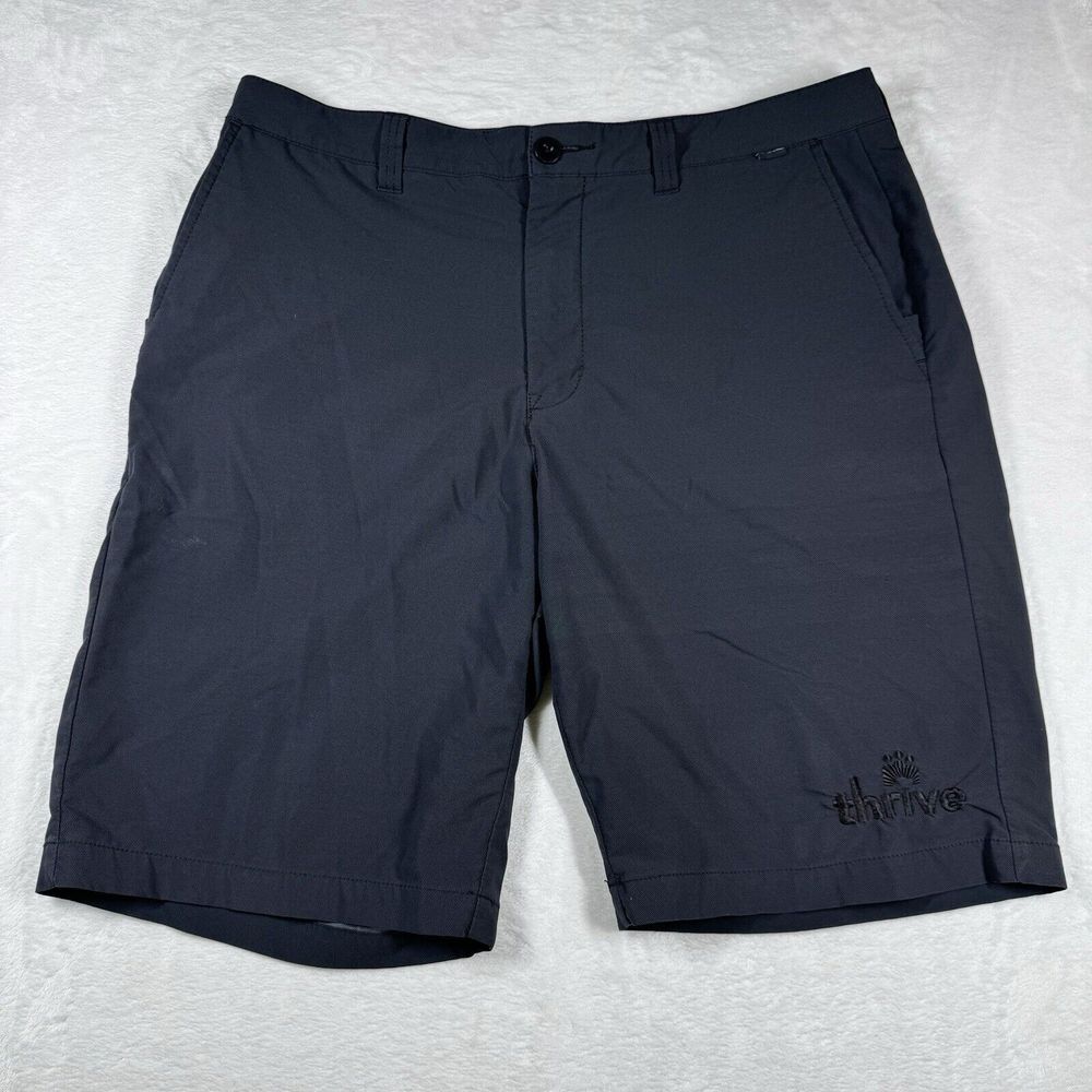 Travis Mathew Shorts Mens 38 Black Performance‎ Lightweight Golf Chino Stretch